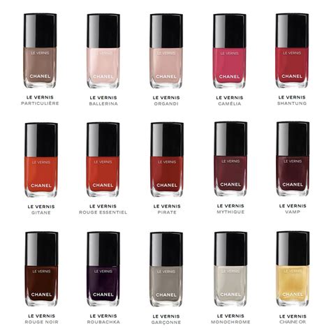 chanel nail polish spring 2017|Chanel nail polish color chart.